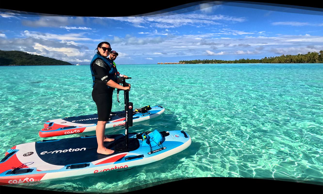 Paddle électrique à Raiatea Paddle électrique à Raiatea